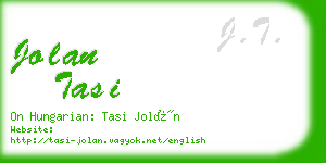 jolan tasi business card